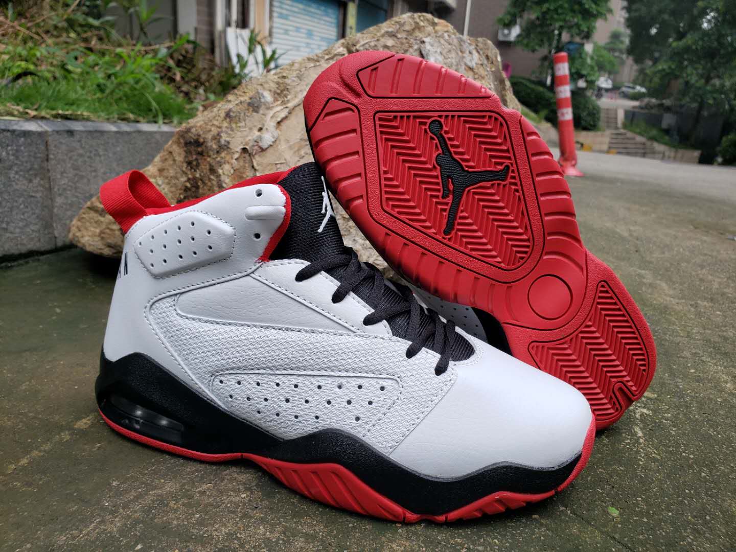 jordan lift off black red white