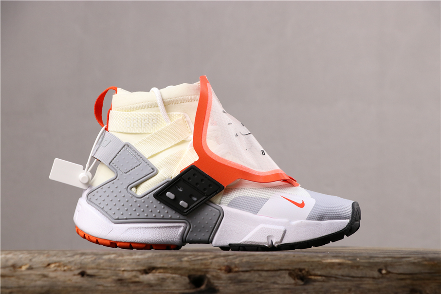 nike air huarache gripp sail team orange