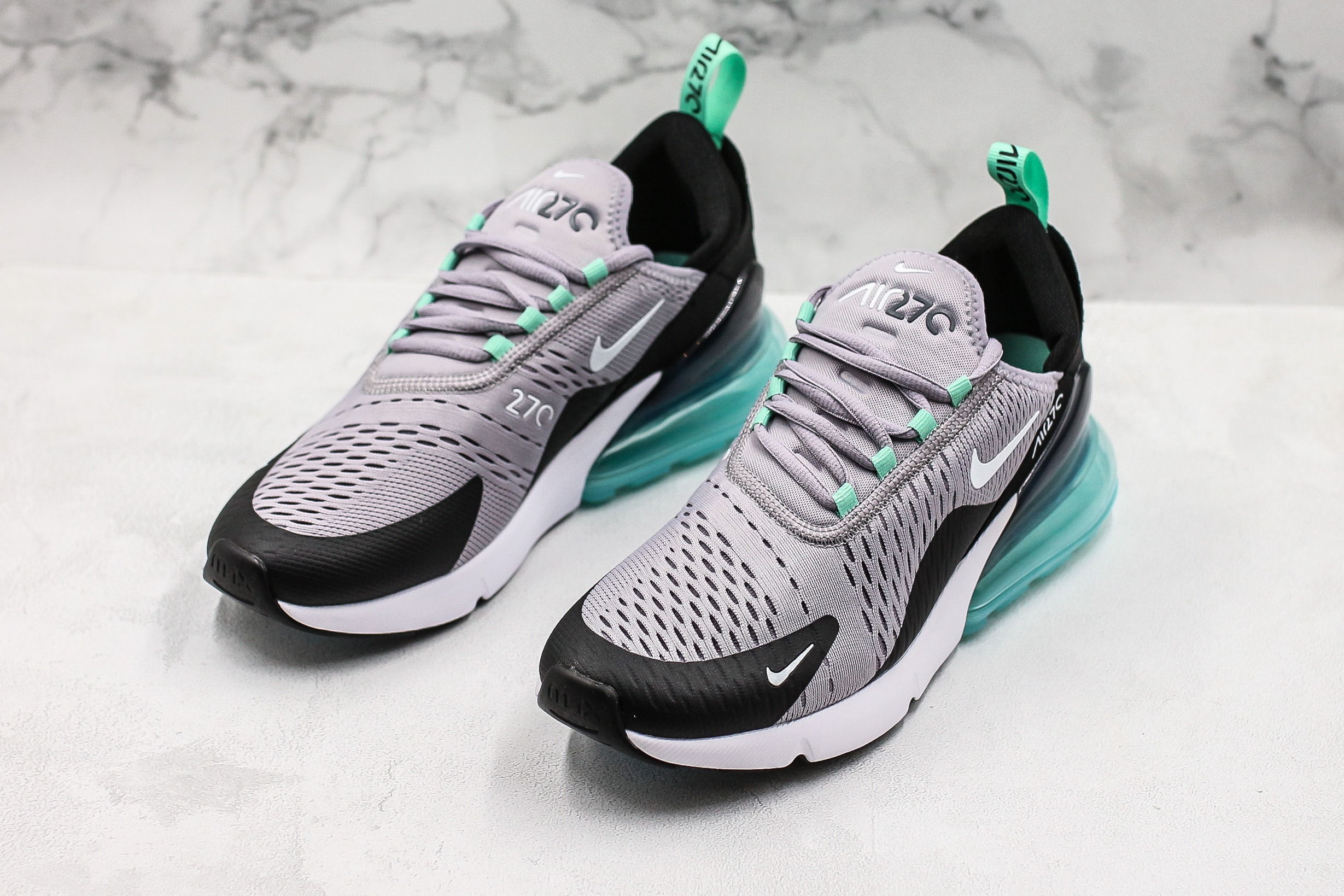 nike air max 270 grey and mint