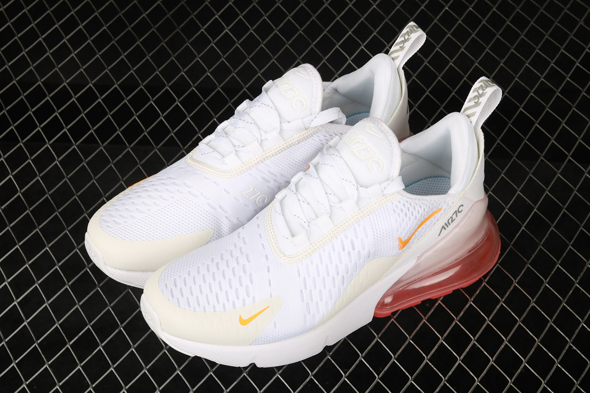 nike air max 270 white pale pink