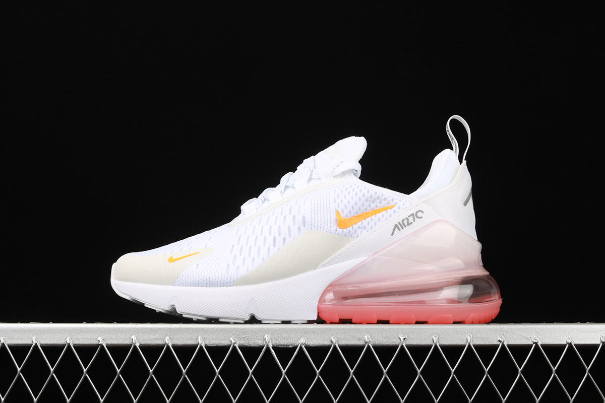 nike air max white with pink