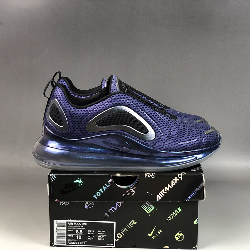 Nike Air Max 720 “Northern Lights Night” Metallic Silver/Black – The Sole Line