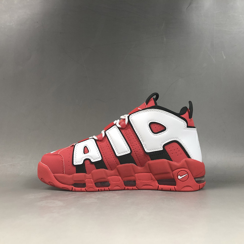 nike air more uptempo red black