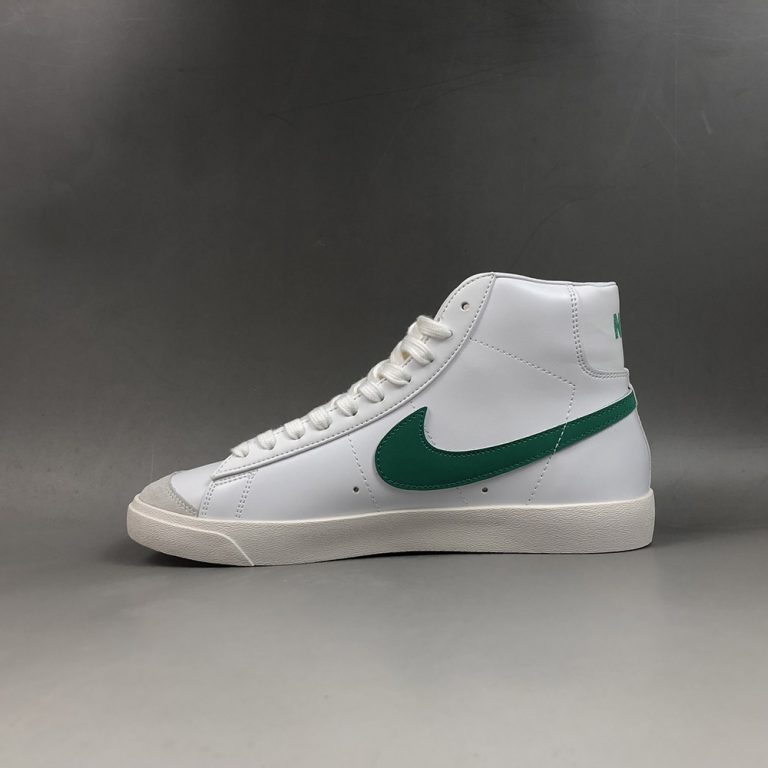 nike blazer mid 77 lucid green on feet