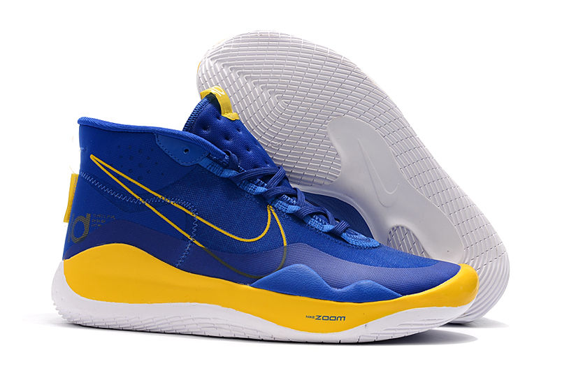 Nike KD 12 “Warriors Home” Blue/Yellow 