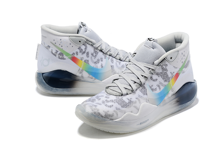 Nike KD 12 White/Grey-Multi-Color For 