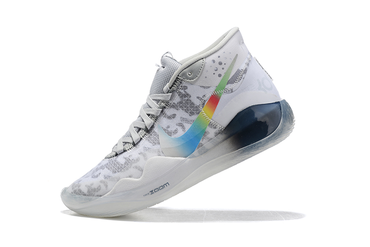 Nike KD 12 White/Grey-Multi-Color For 