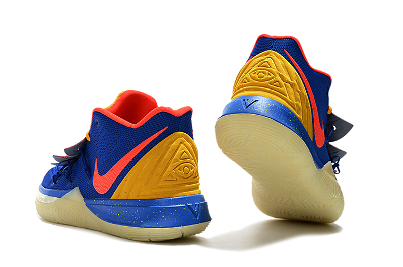kyrie 5 blue and yellow