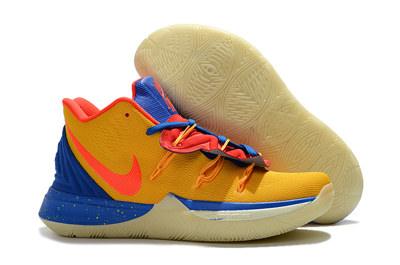 kyrie 5 blue and orange