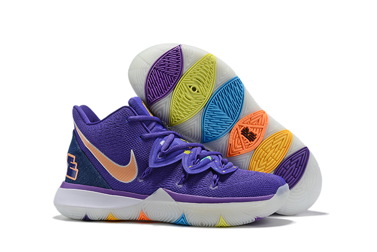 purple and gold kyrie 5