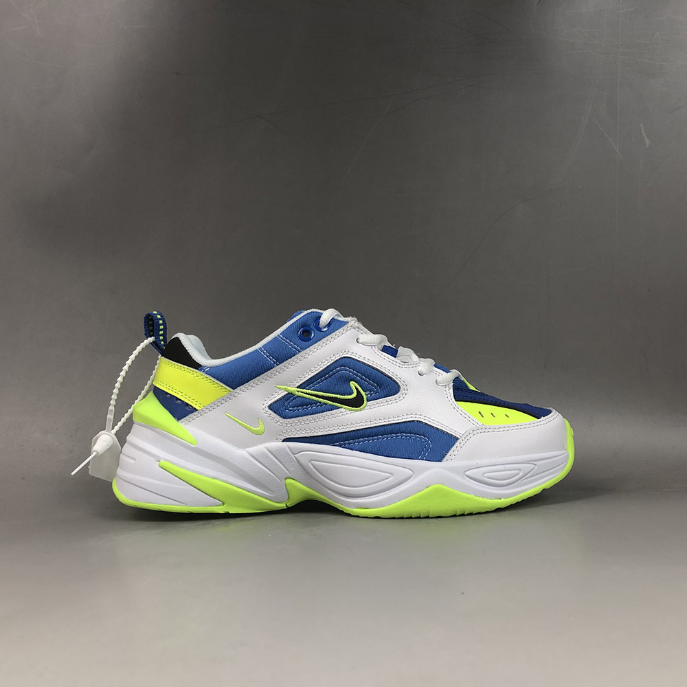 Nike M2K Tekno White/Blue Volt For Sale 