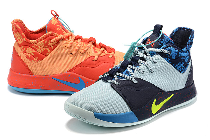 Nike PG 3 “EYBL” Orange/Red-Sky Blue 