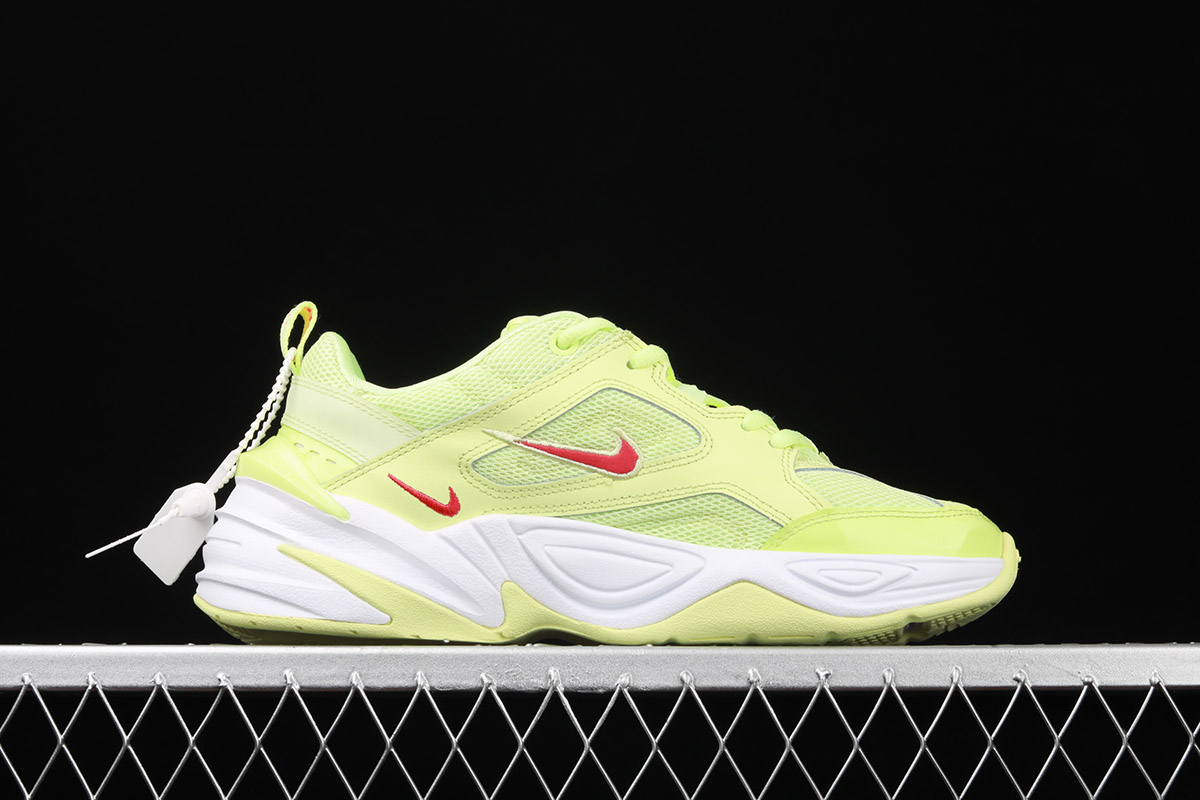 Nike WMNS M2K Tekno Barely Volt/White-Red Orbit For Sale – The Sole Line