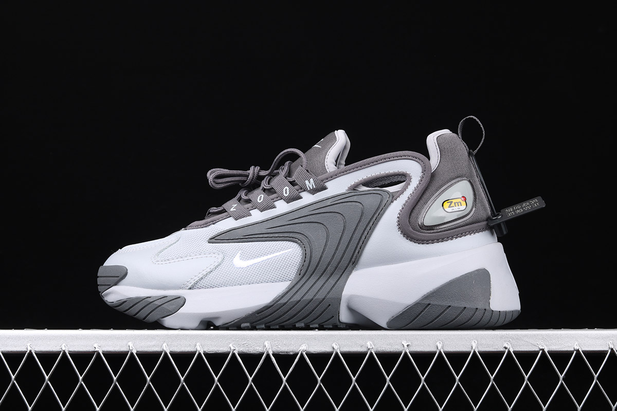 nike zoom 2k grey and black