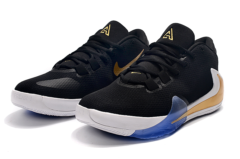 Nike Zoom Freak 1 Black Gold White For 