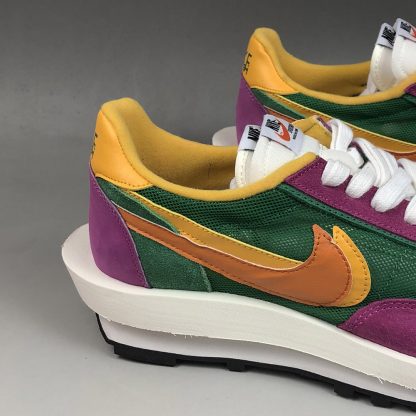 sacai x nike ldv waffle green pink yellow