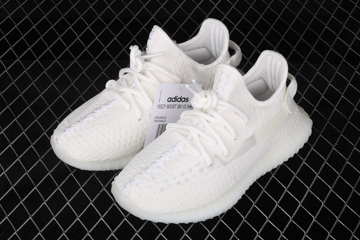 yeezy white kids