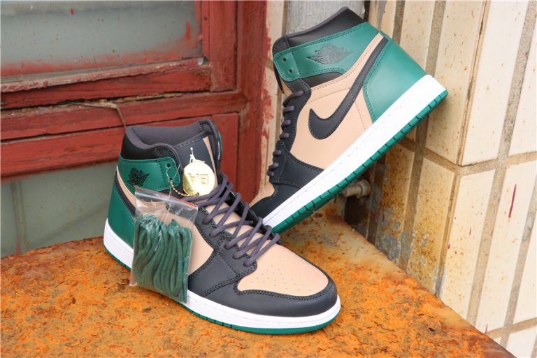 jordan 1 black pink green