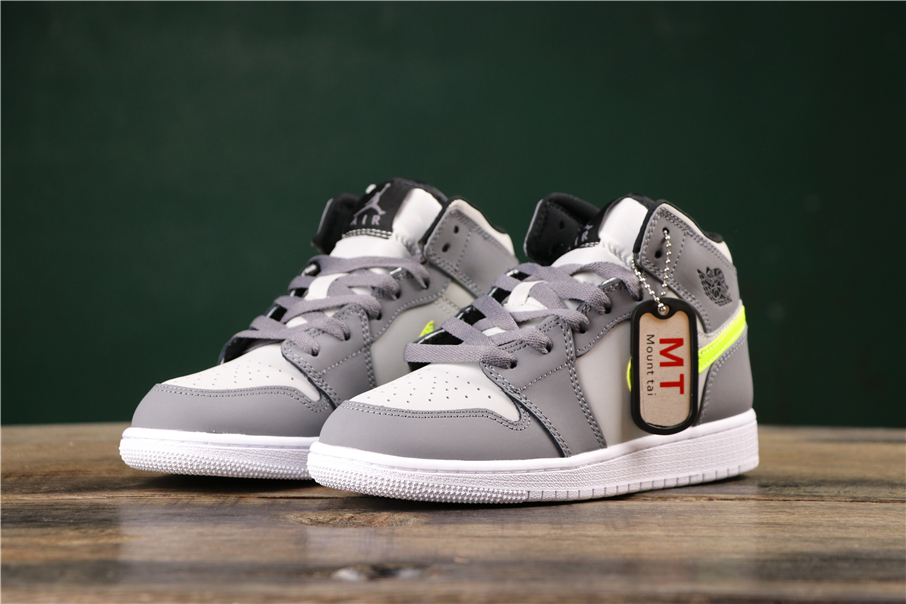 Nike air jordan 1 grey volt Clearance
