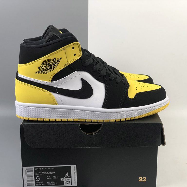 air jordan mid se yellow
