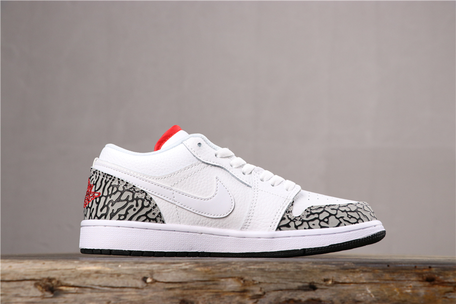 Air Jordan 1 Phat Low “White Cement 