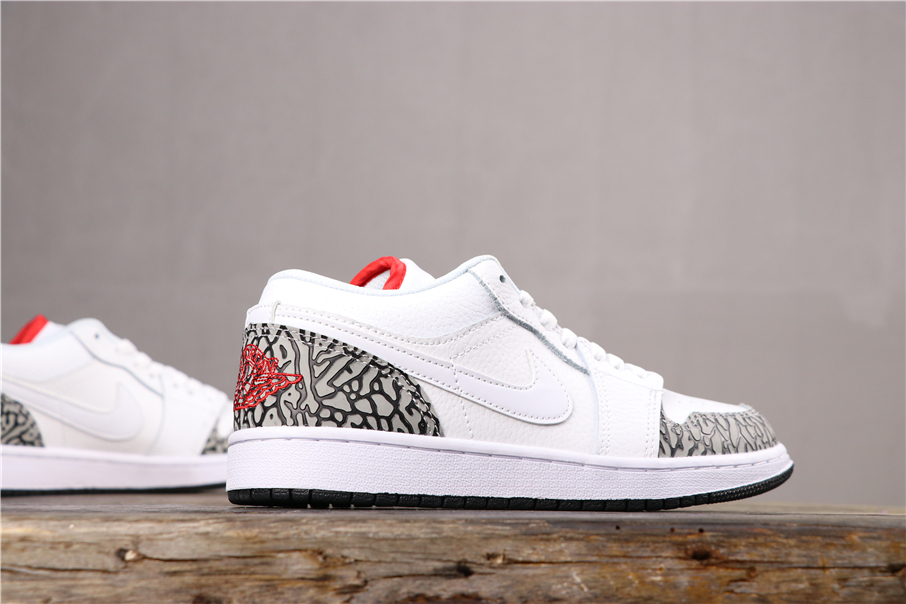 jordan 1 white cement low