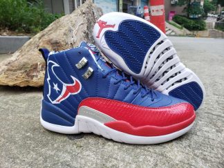 jordan 12 blue and red