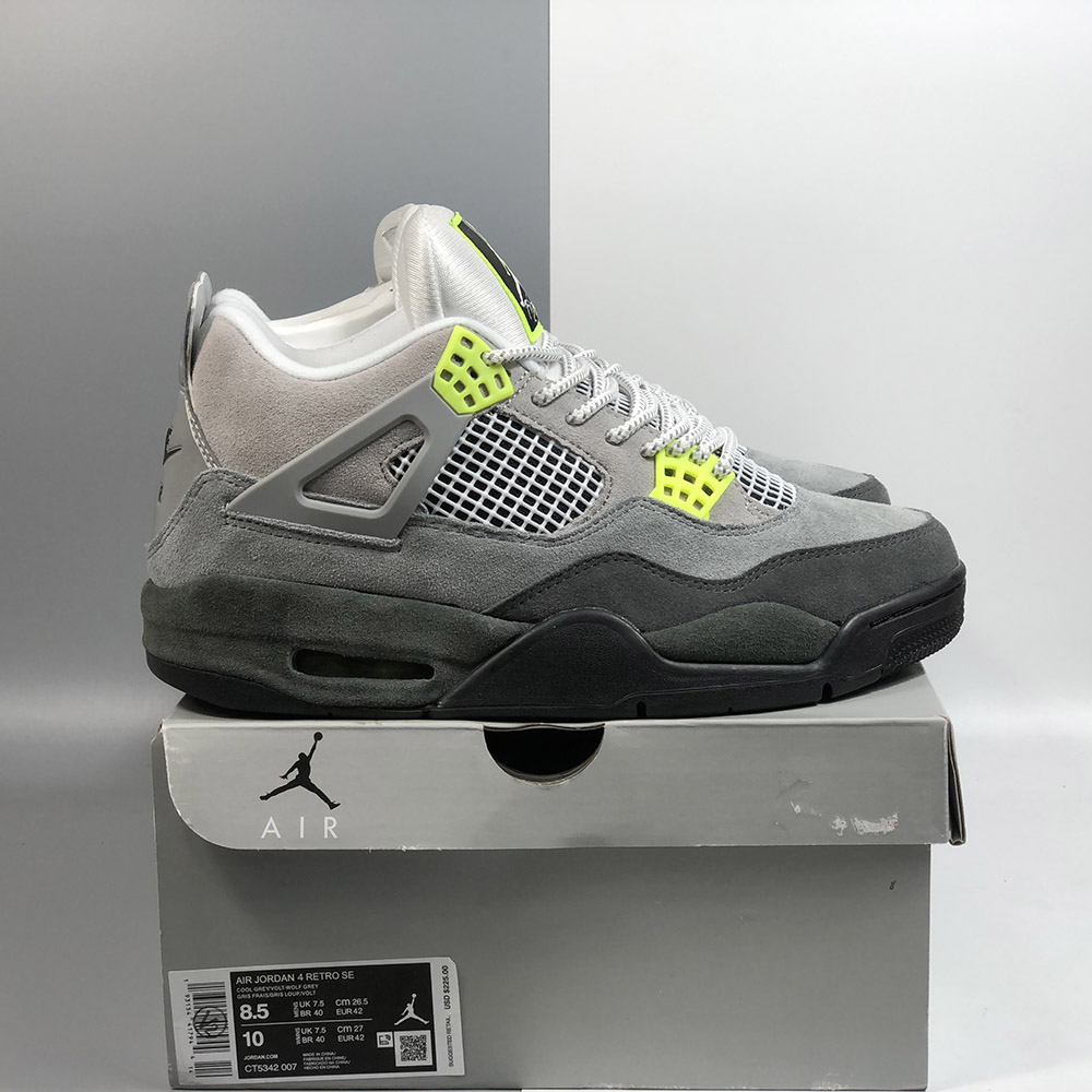 jordan retro 4 wolf grey