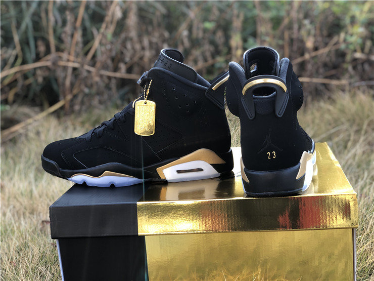 air jordan 6 black gold