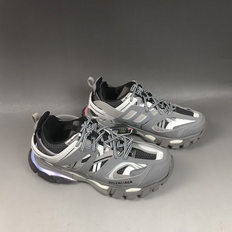 Balenciaga LED Track Trainers Grey 2019 Lighted Sole – The Sole Line