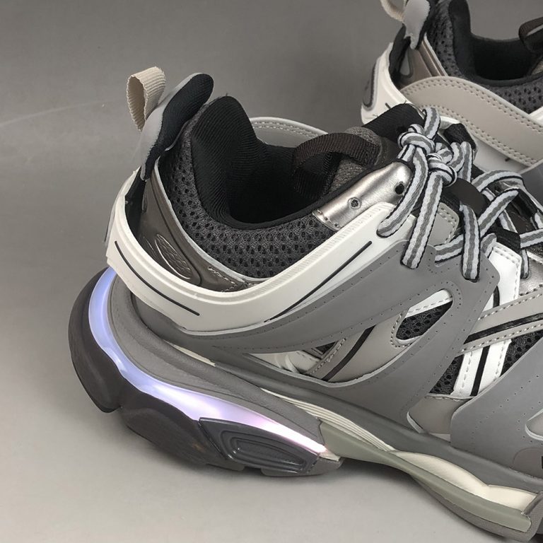 Balenciaga LED Track Trainers Grey 2019 Lighted Sole The Sole Line