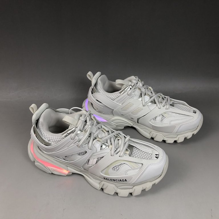 Balenciaga LED Track Trainers White 2019 Lighted Sole – The Sole Line