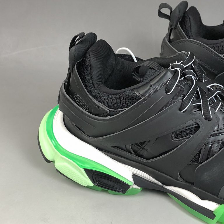 Balenciaga Track Trainers Black/Neon Green For Sale – The Sole Line