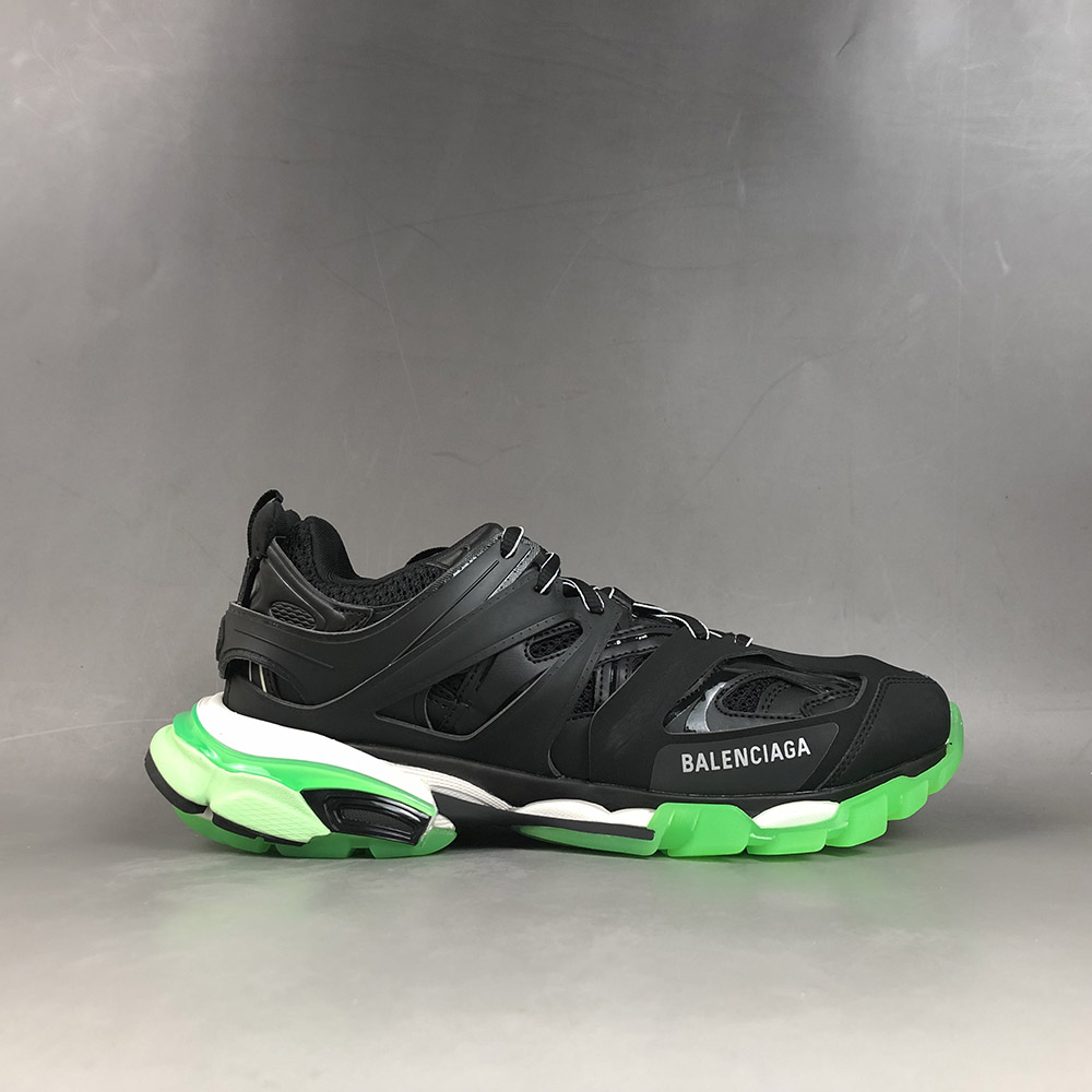 green and black balenciaga shoes