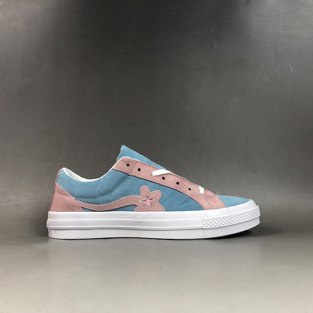 Converse x Tyler The Creator Golf Le Fleur One Star Pink Blue – The Sole Line