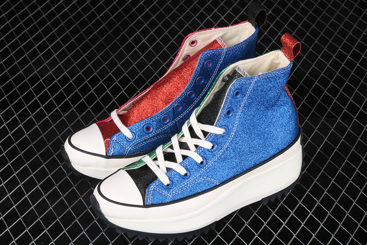 converse jw anderson run star hike glitter