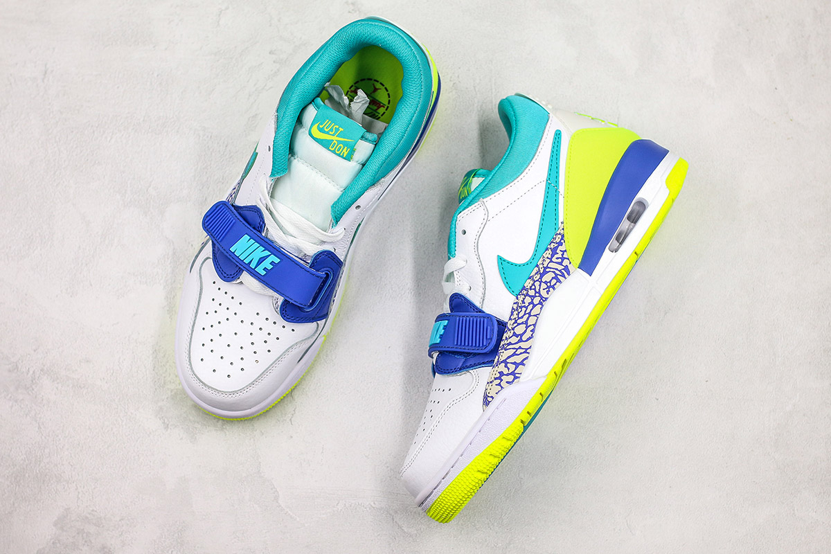 Jordan Legacy 312 Low Teal/Purple-Volt-White For Sale – The Sole Line