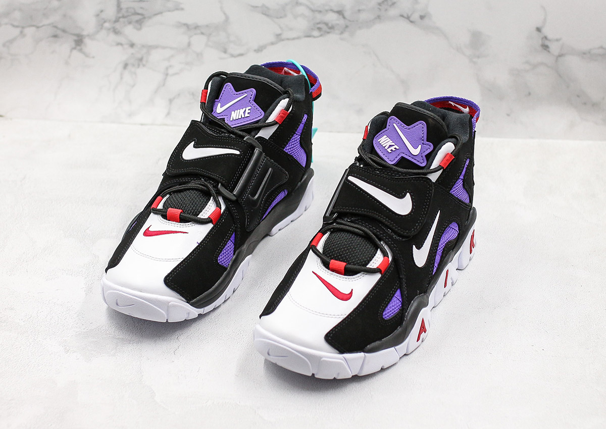 nike air barrage mid purple