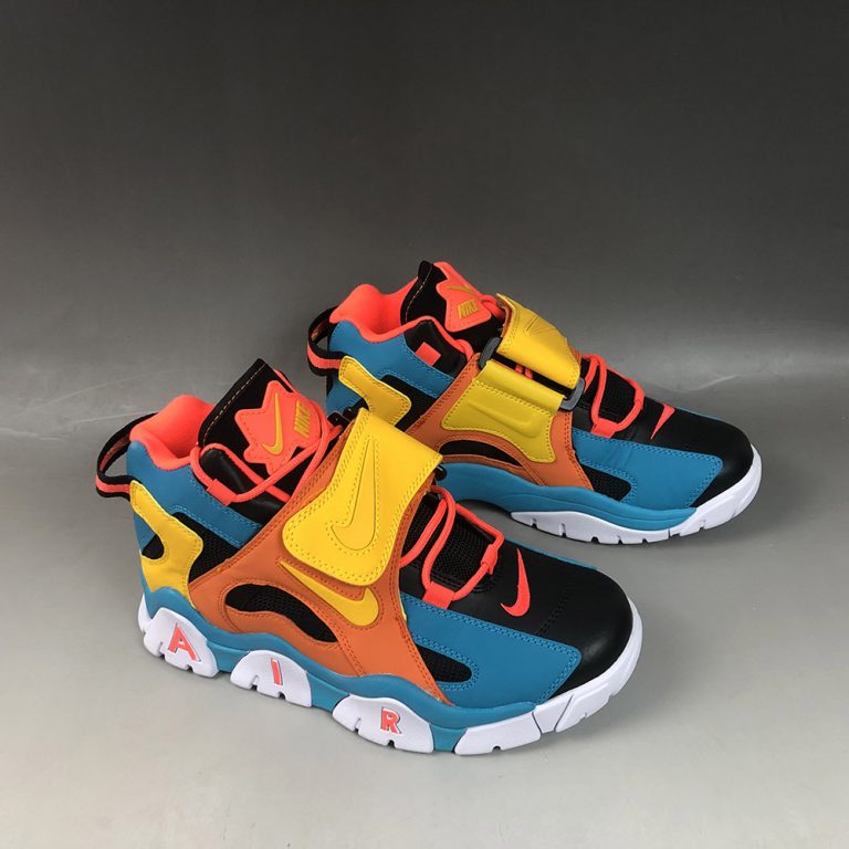 Nike Air Barrage Mid QS Blue Yellow Orange Black For Sale – The Sole Line