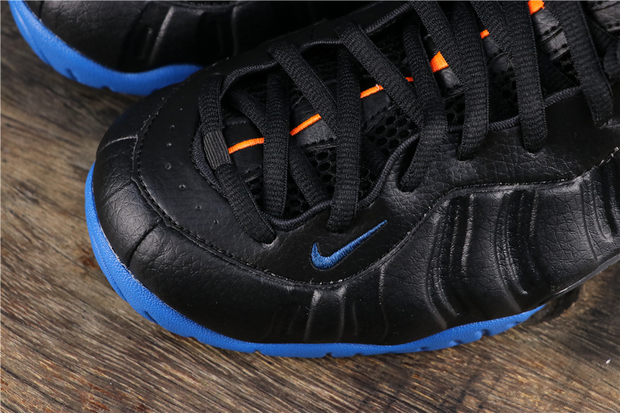 blue and orange nike foamposite