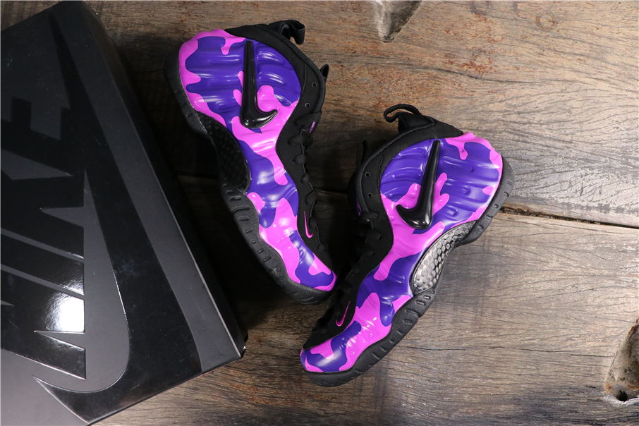 purple camo foamposite