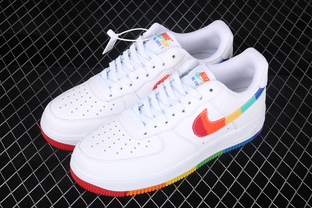 colorful air force 1 low