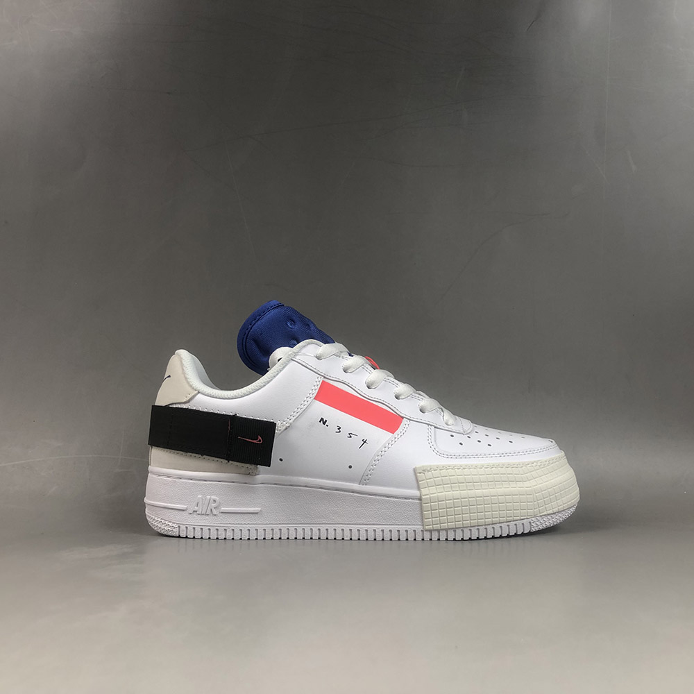 Nike Air Force 1 Low Type Summit White/Red Orbit-Black For Sale – The Sole Line