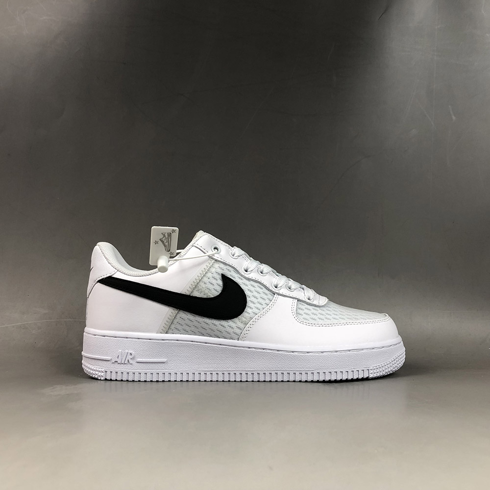 air force 1 low transparent white black