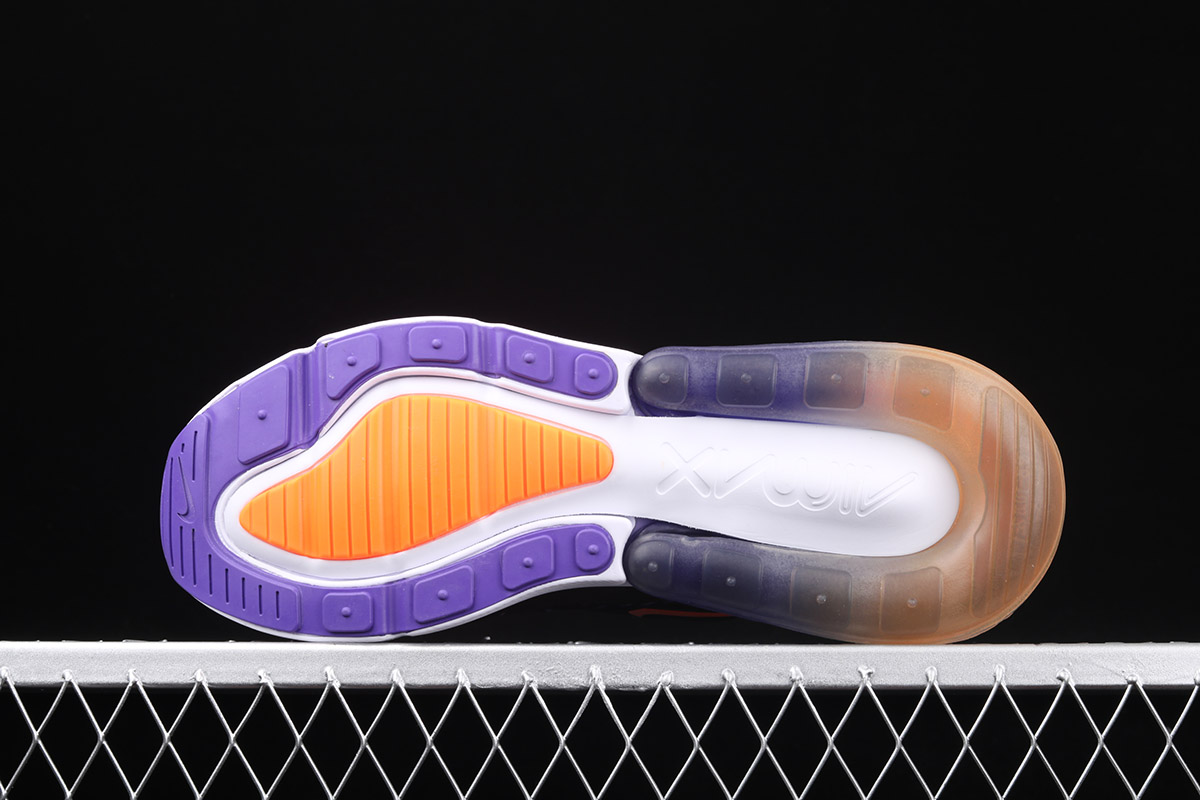 Nike Air Max 270 Gradient Black White Purple Orange For Sale Fitforhealth