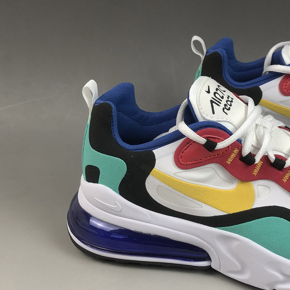 Nike Air Max 270 React Bauhaus Phantom University Gold University Red The Sole Line Nike Air Max 270 React Bauhaus Phantom University Gold University Red The Sole Line
