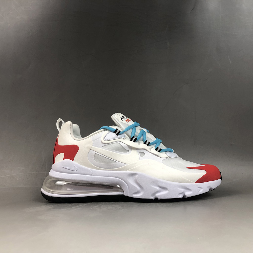 nike air max 270 react white and orange