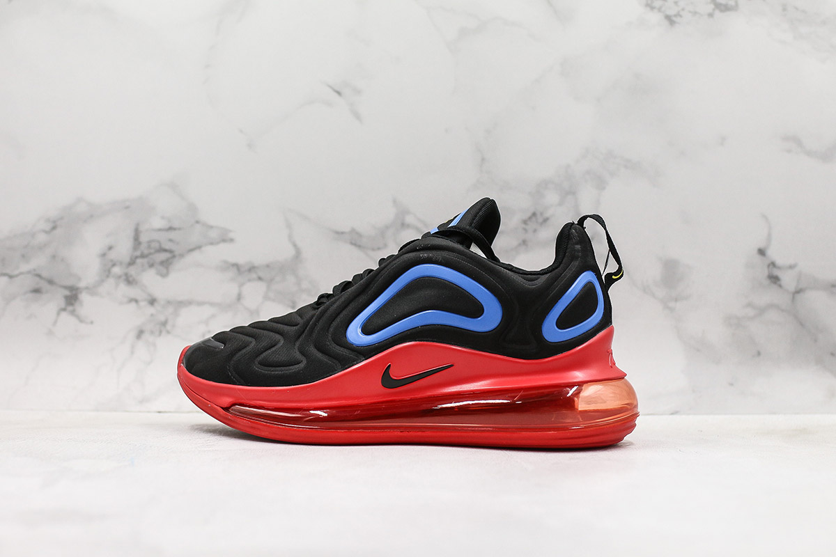 Nike air max 720 black blue and red outlet