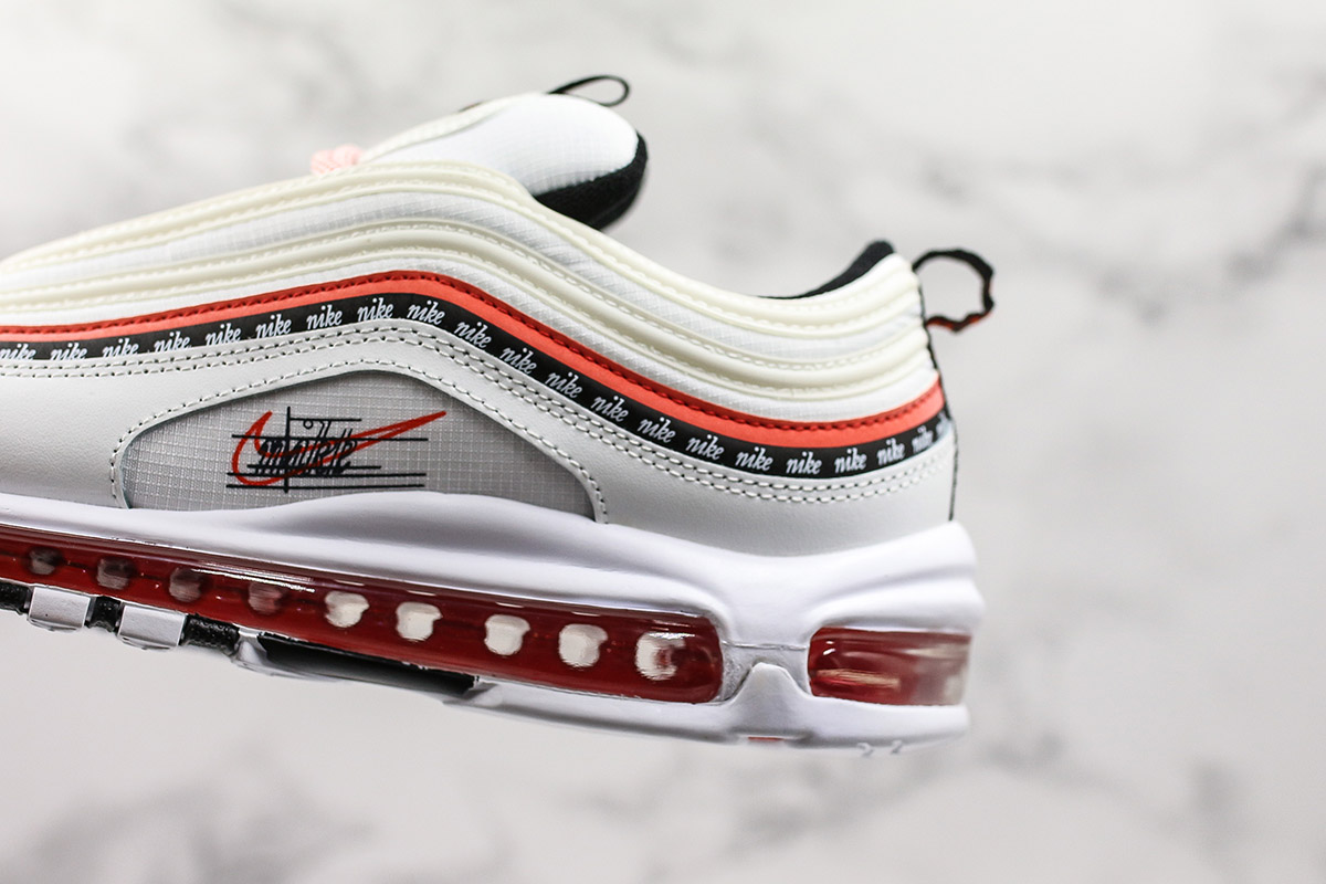 Nike Air Max 97 White/Black-University Red For Sale – The Sole Line