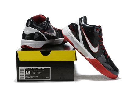 kobe 4 black and red